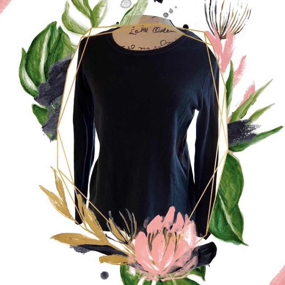 Style & Co Long Sleeve Tee - Picture 2 of 9